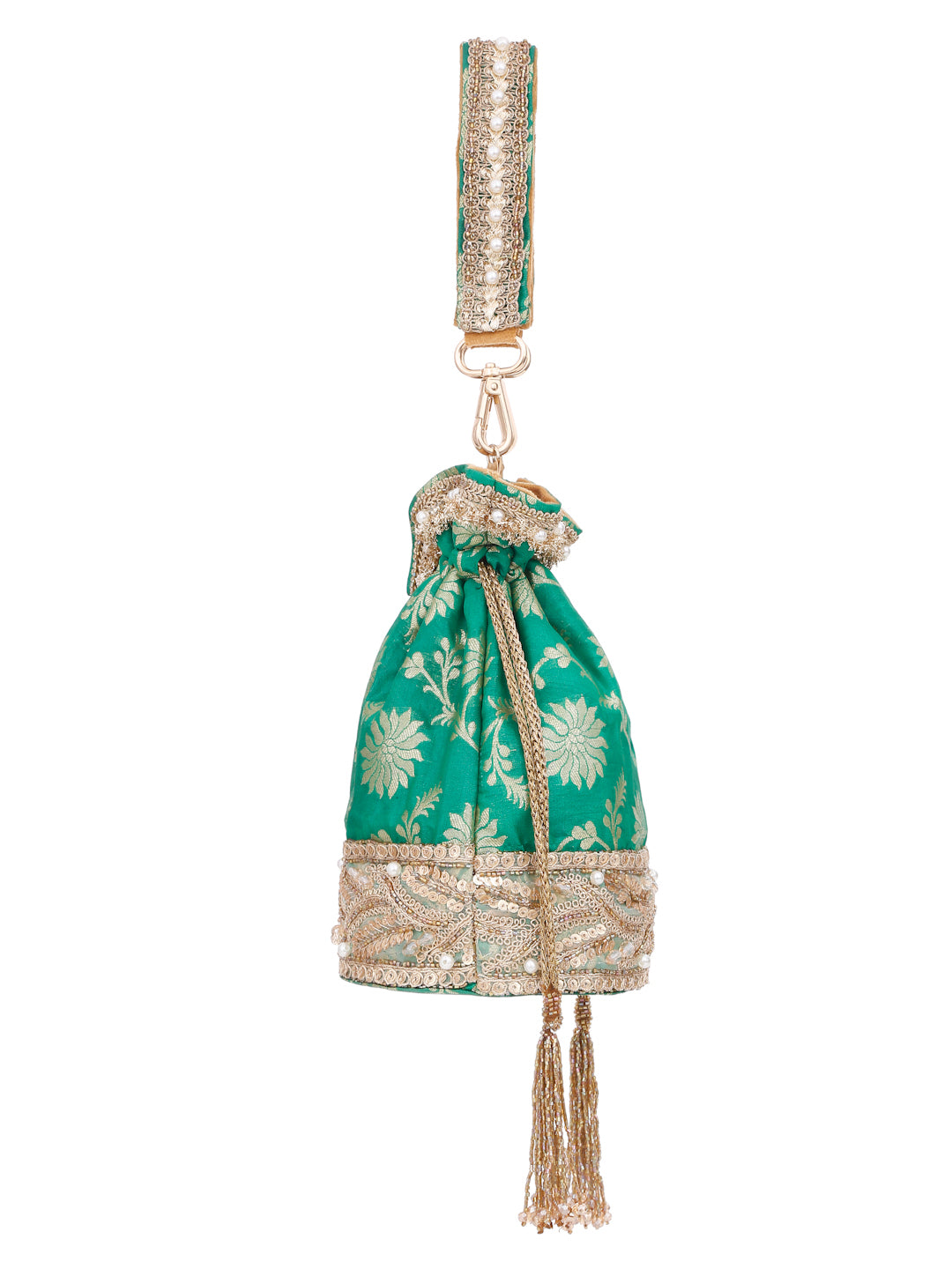 Alankar Green Banarasi