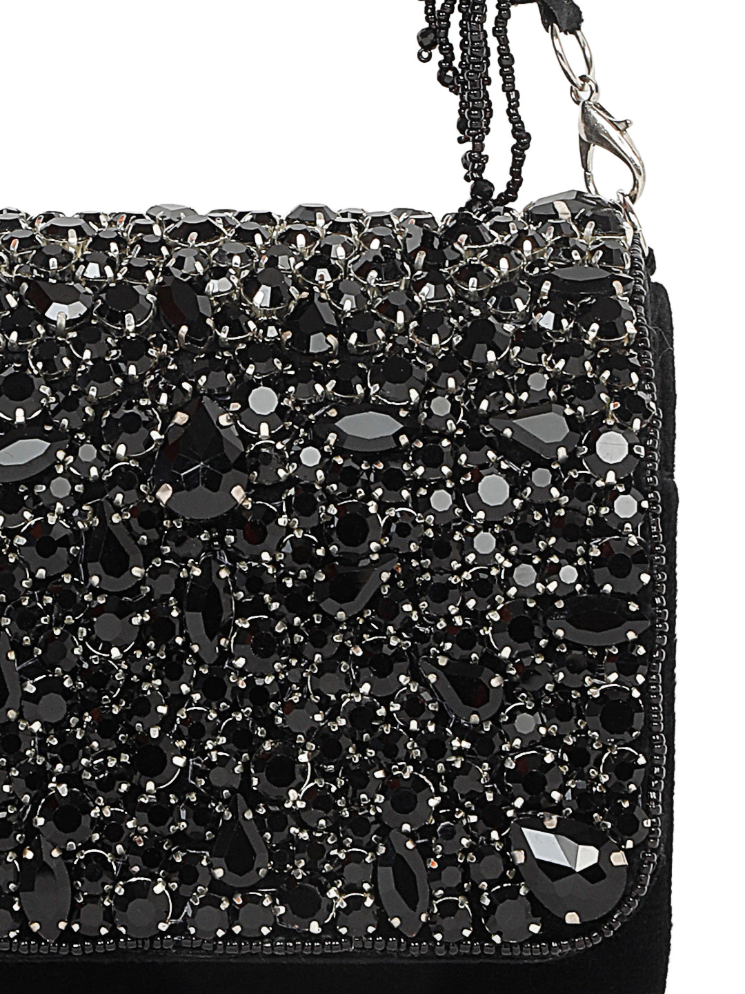 MINI CRYSTAL CLUTCH (BLACK)