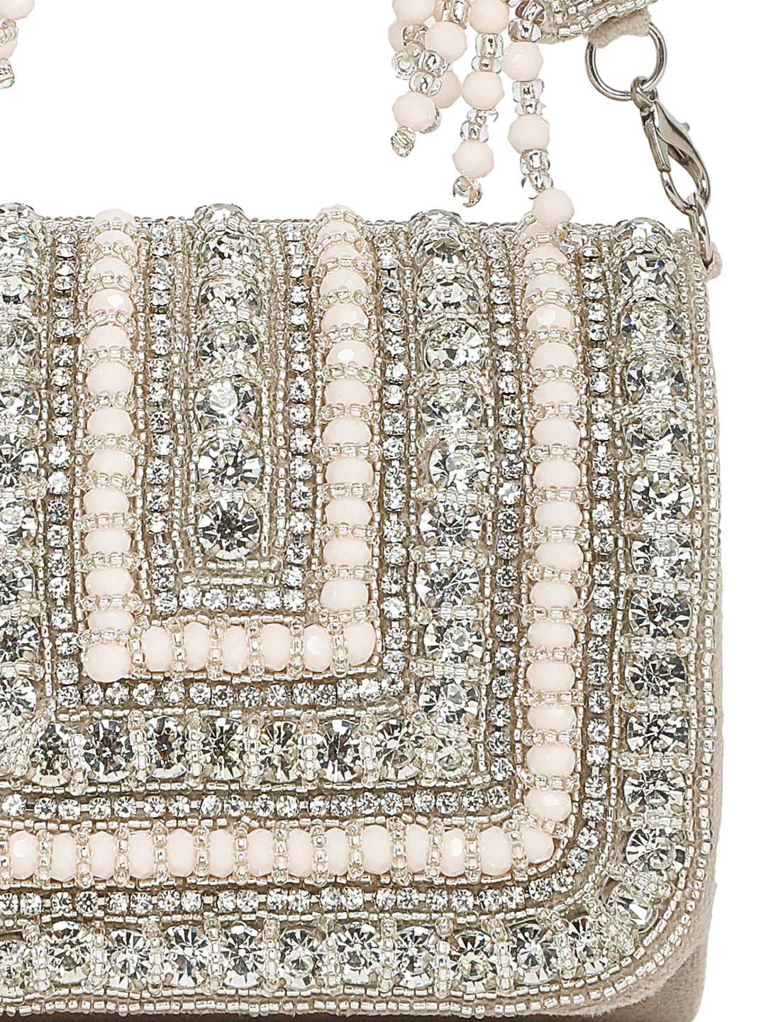MINI EMBELLISHED CLUTCH (BEIGE)