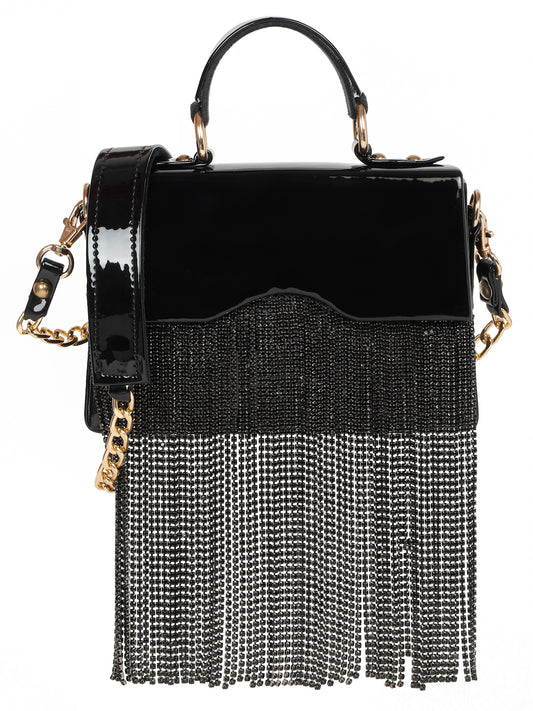 DAZZLE HAND BAG (BLACK)