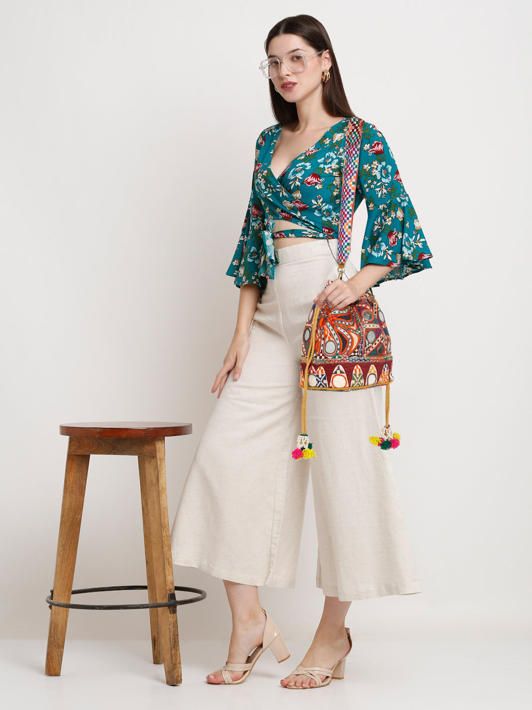 Bohemian Applique work Potli