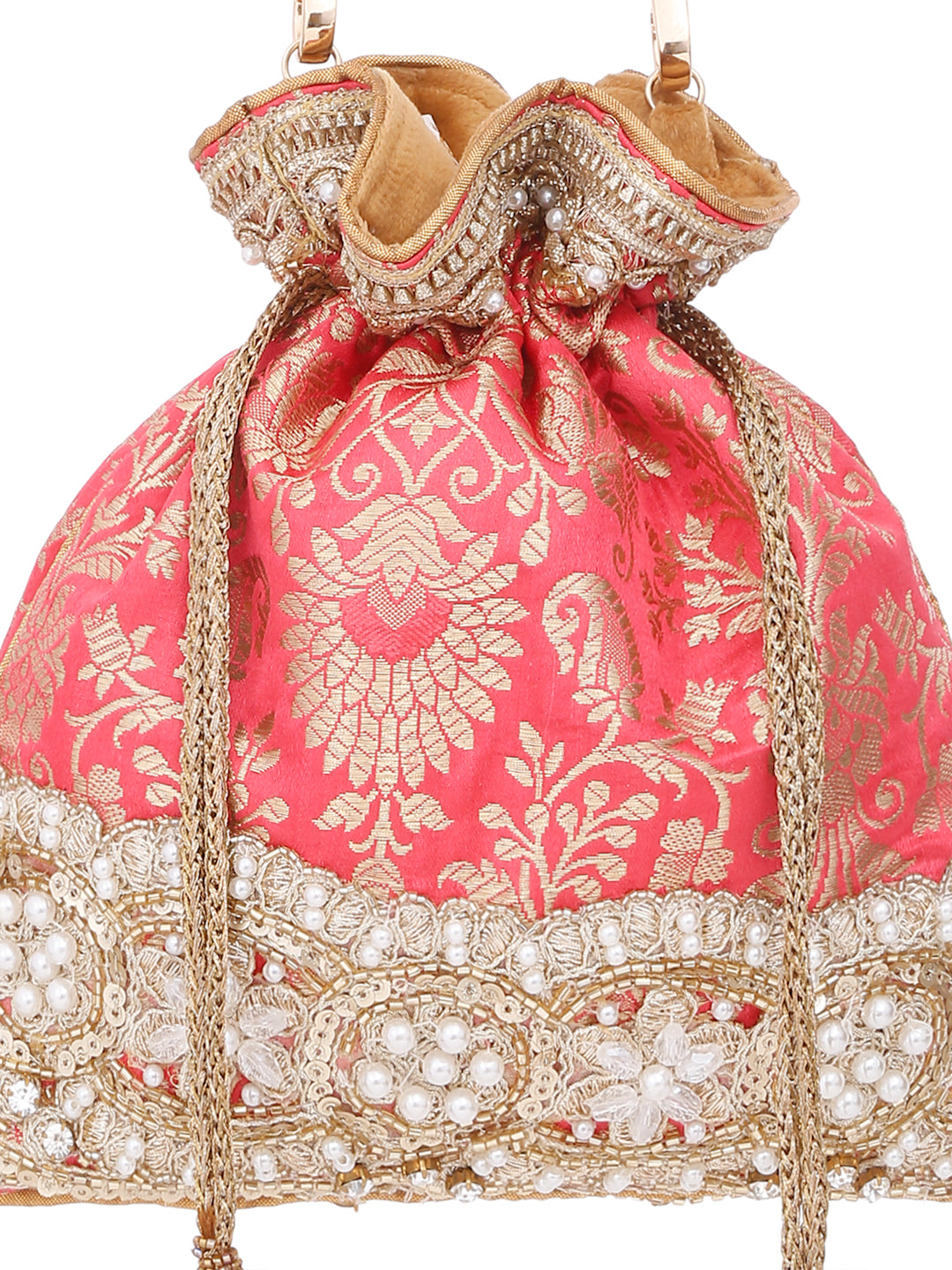 Peach Banarasi