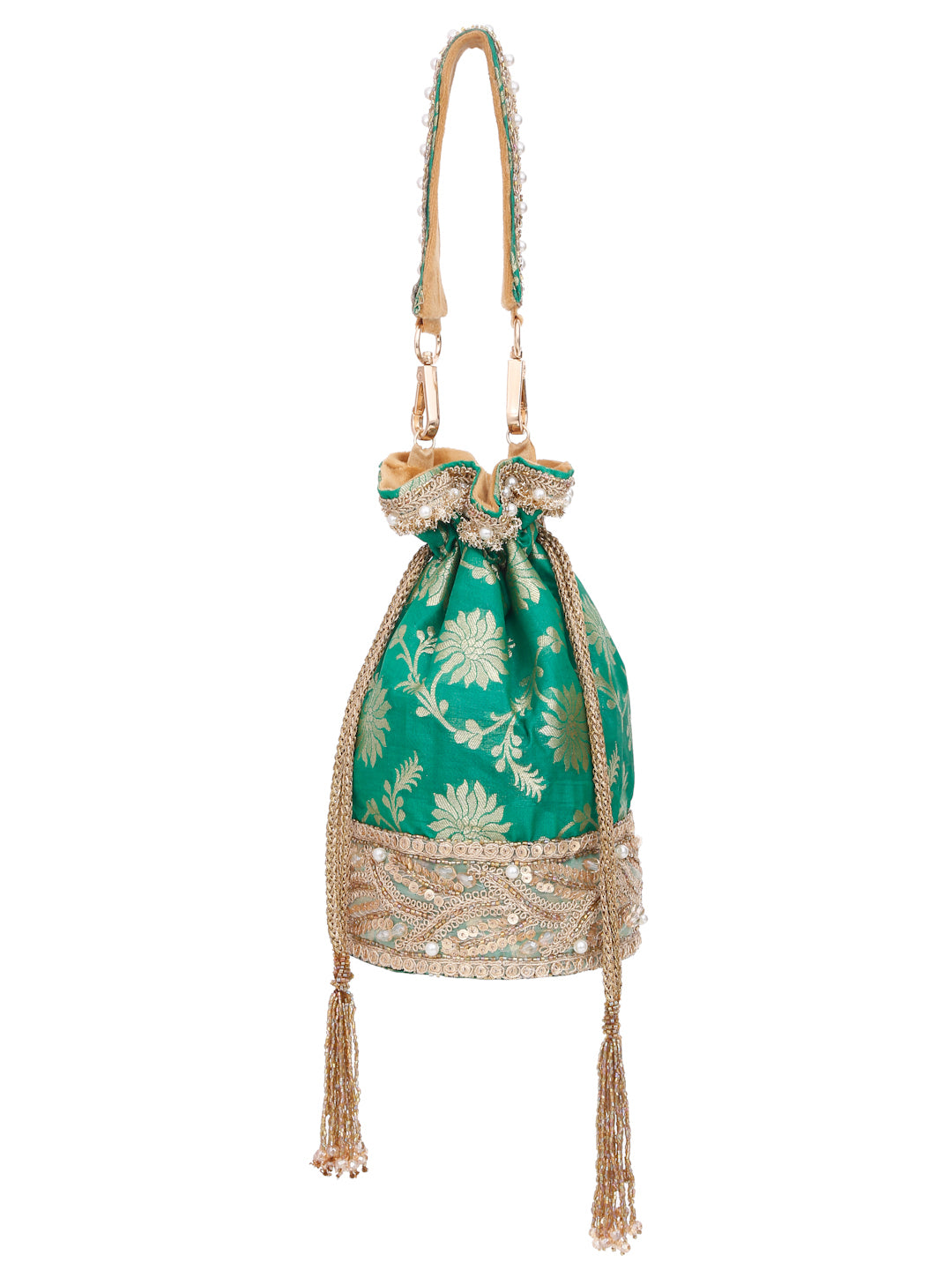 Alankar Green Banarasi