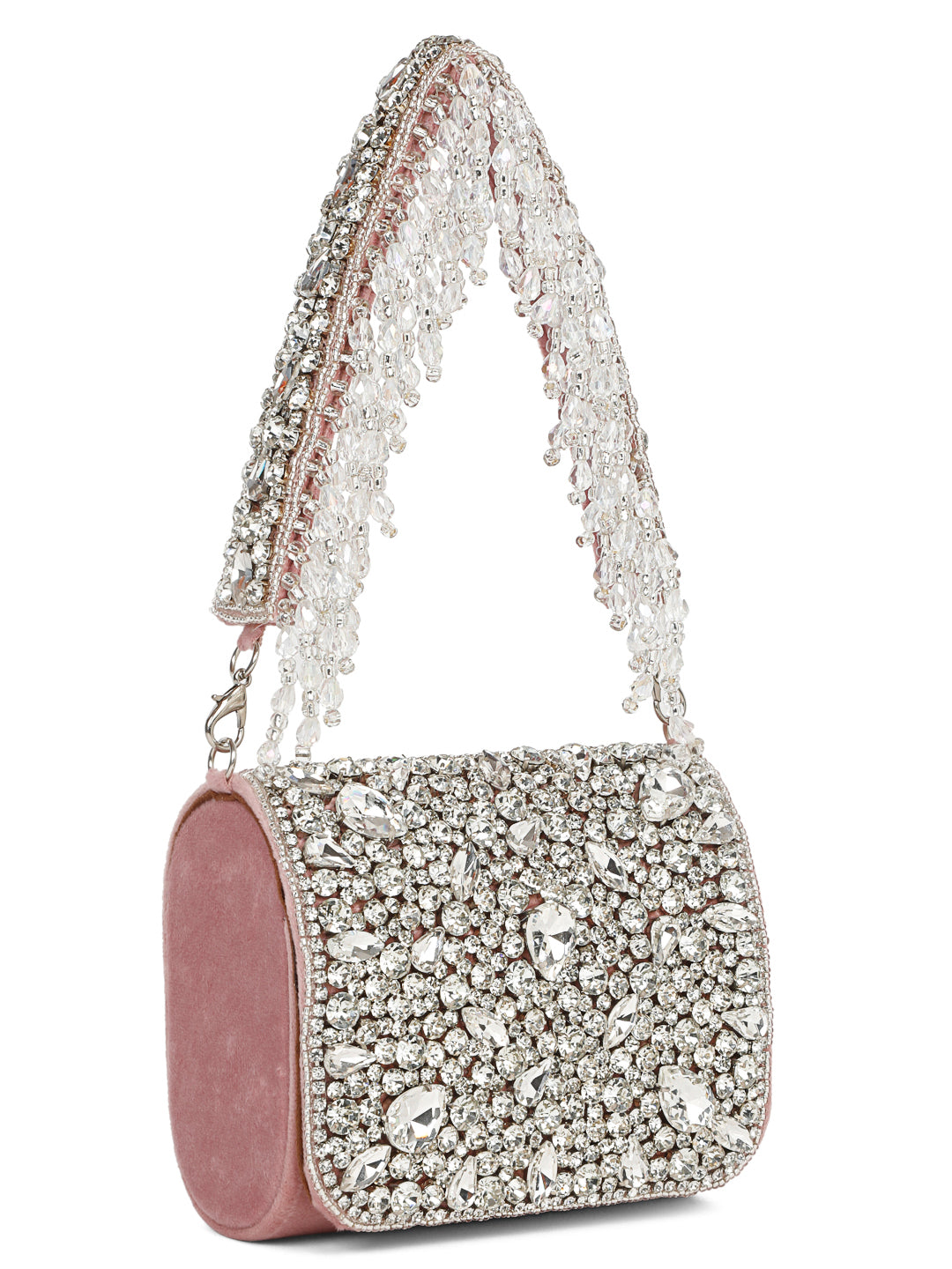 MINI CRYSTAL CLUTCH (BLUSH PINK)