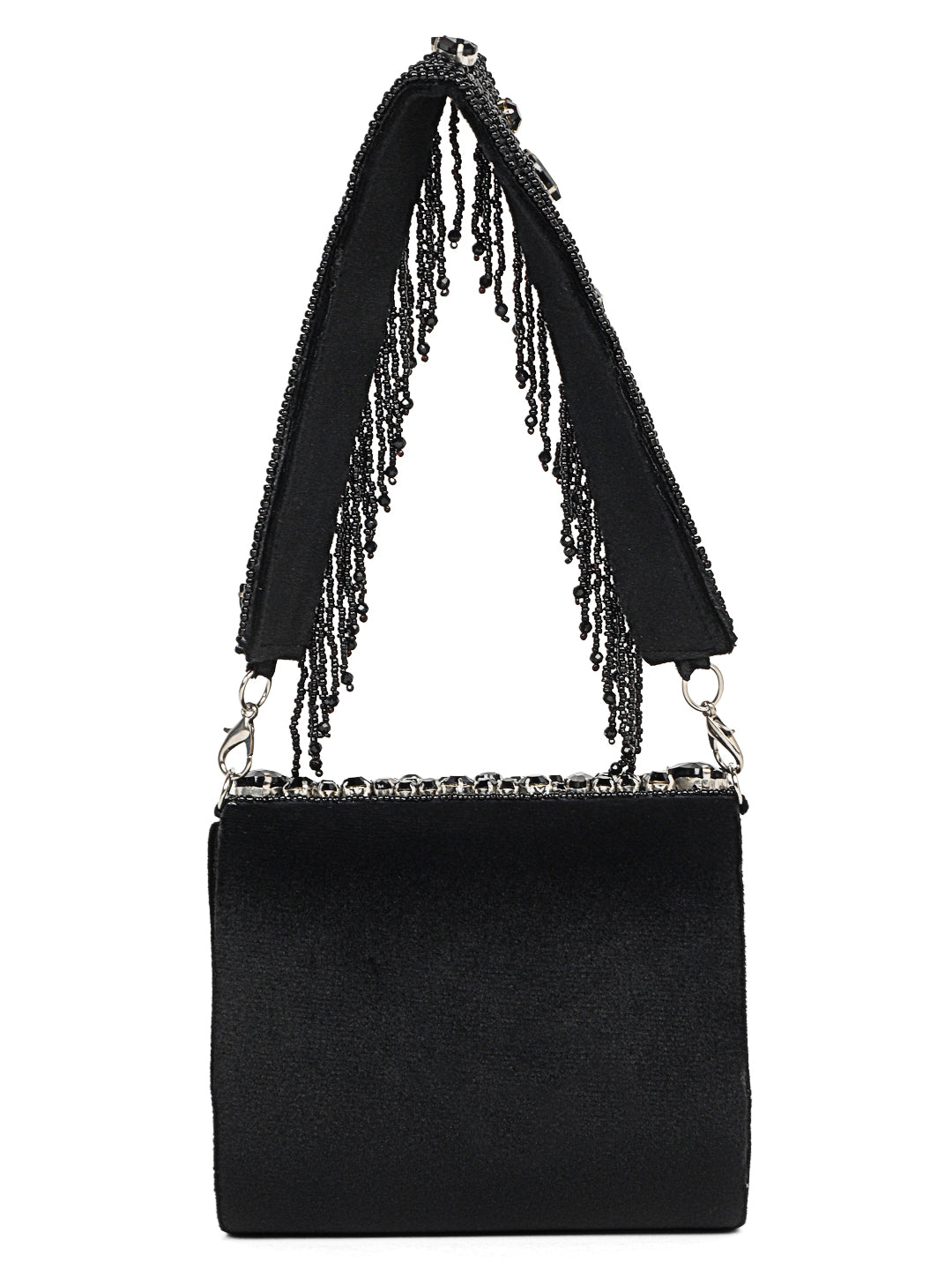 MINI CRYSTAL CLUTCH (BLACK)
