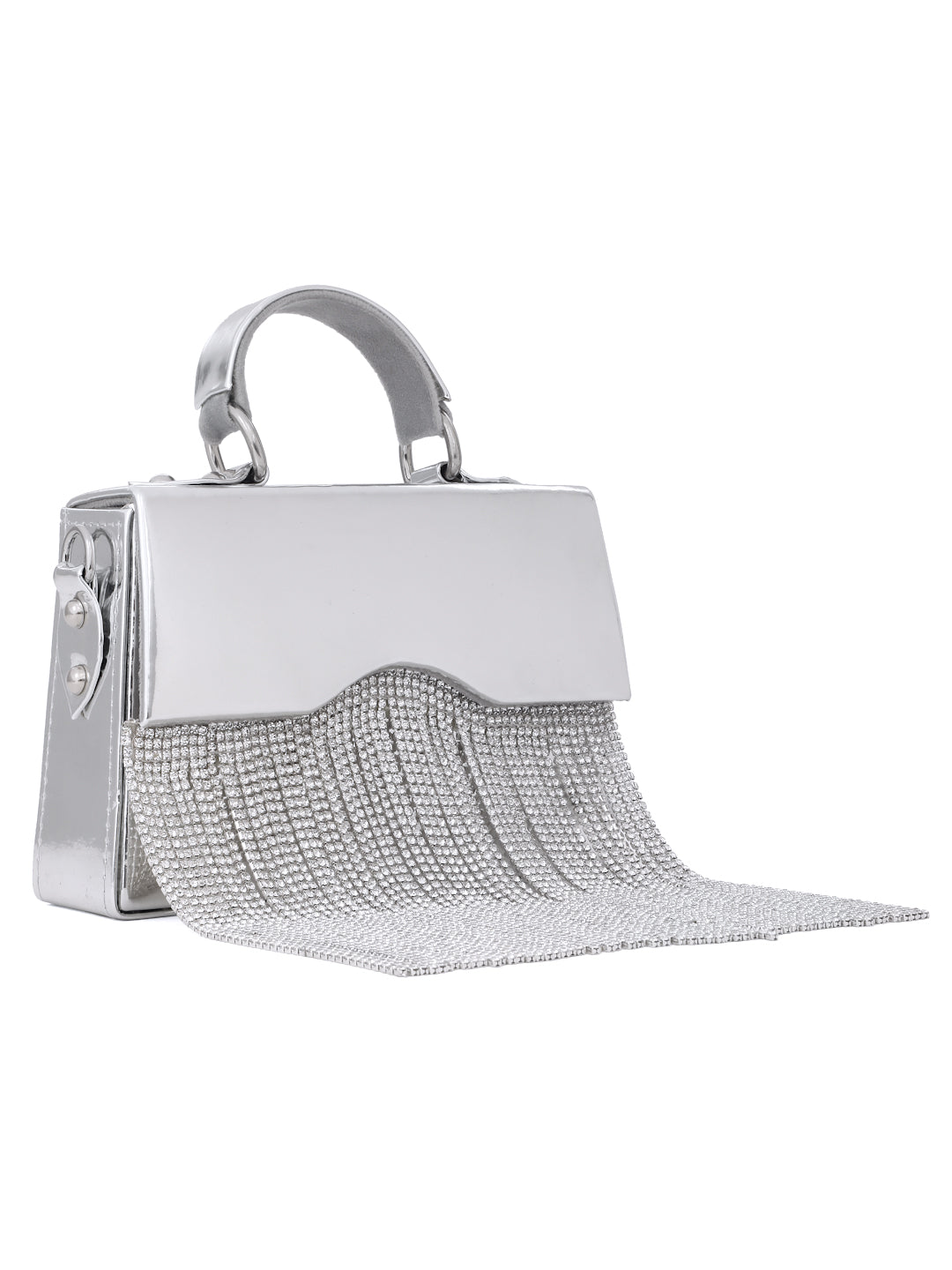DAZZLE HAND BAG (SILVER)