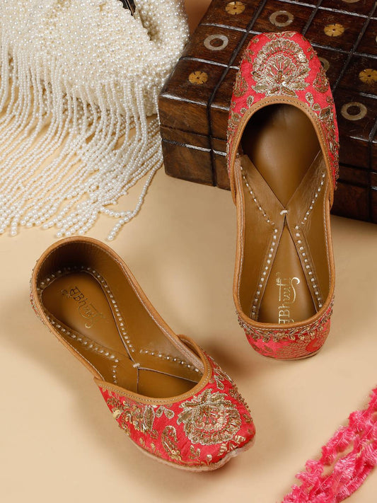 BANARASI EMBELLISHED DABKA (PEACH)