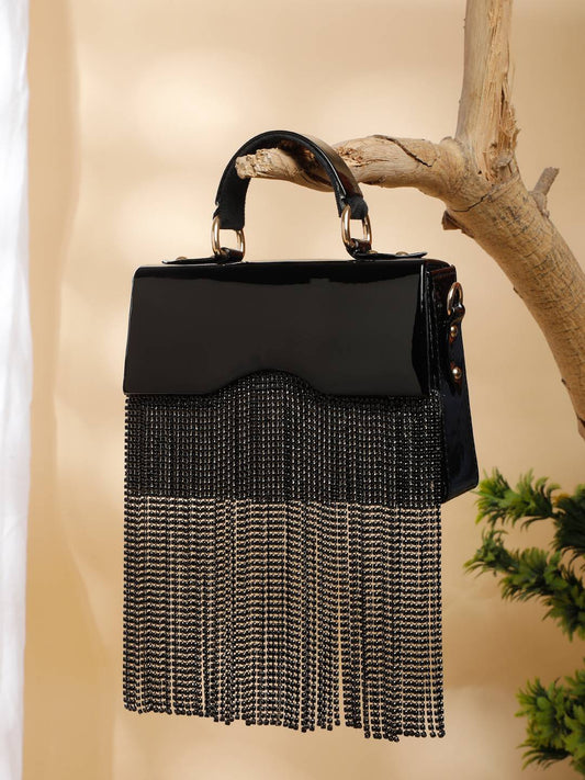DAZZLE HAND BAG (BLACK)