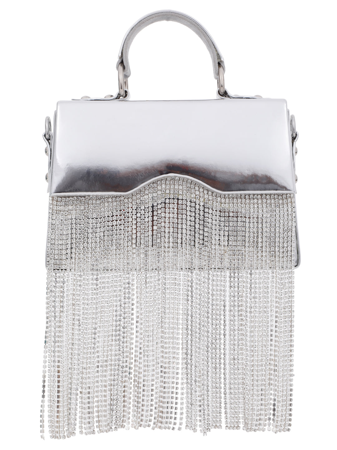 DAZZLE HAND BAG (SILVER)