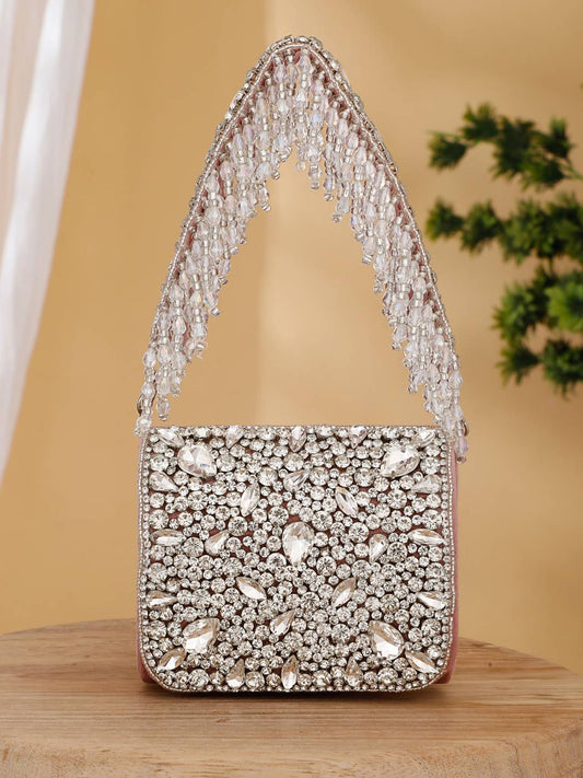 MINI CRYSTAL CLUTCH (BLUSH PINK)