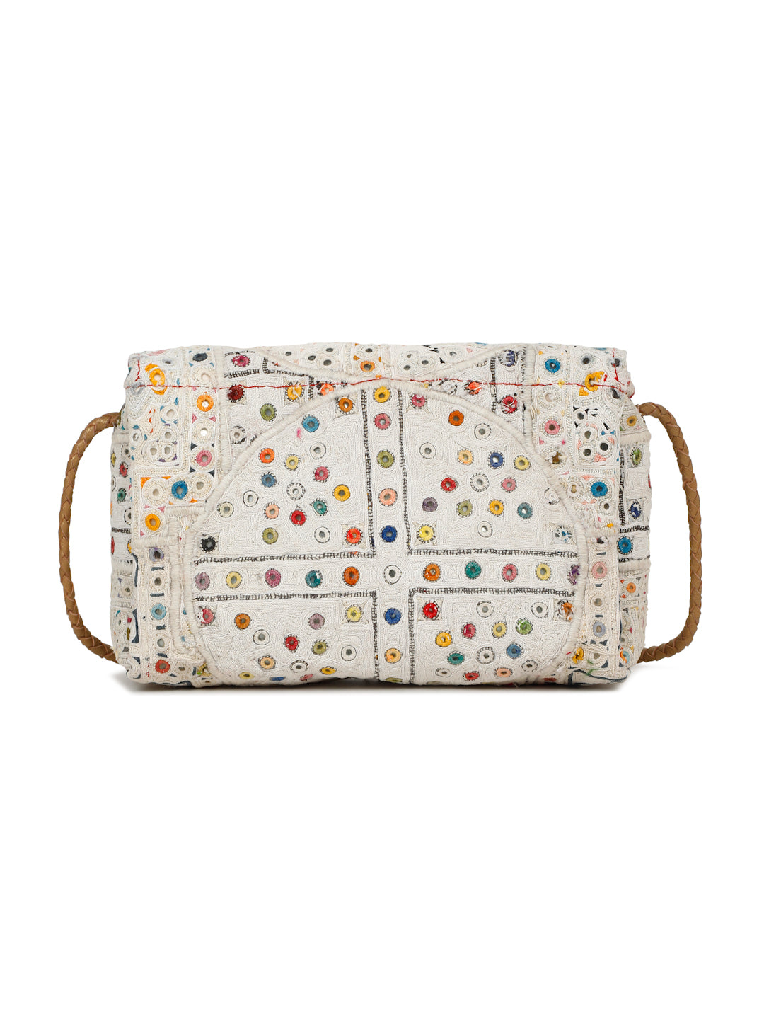Bohemian Mini Clutch- White