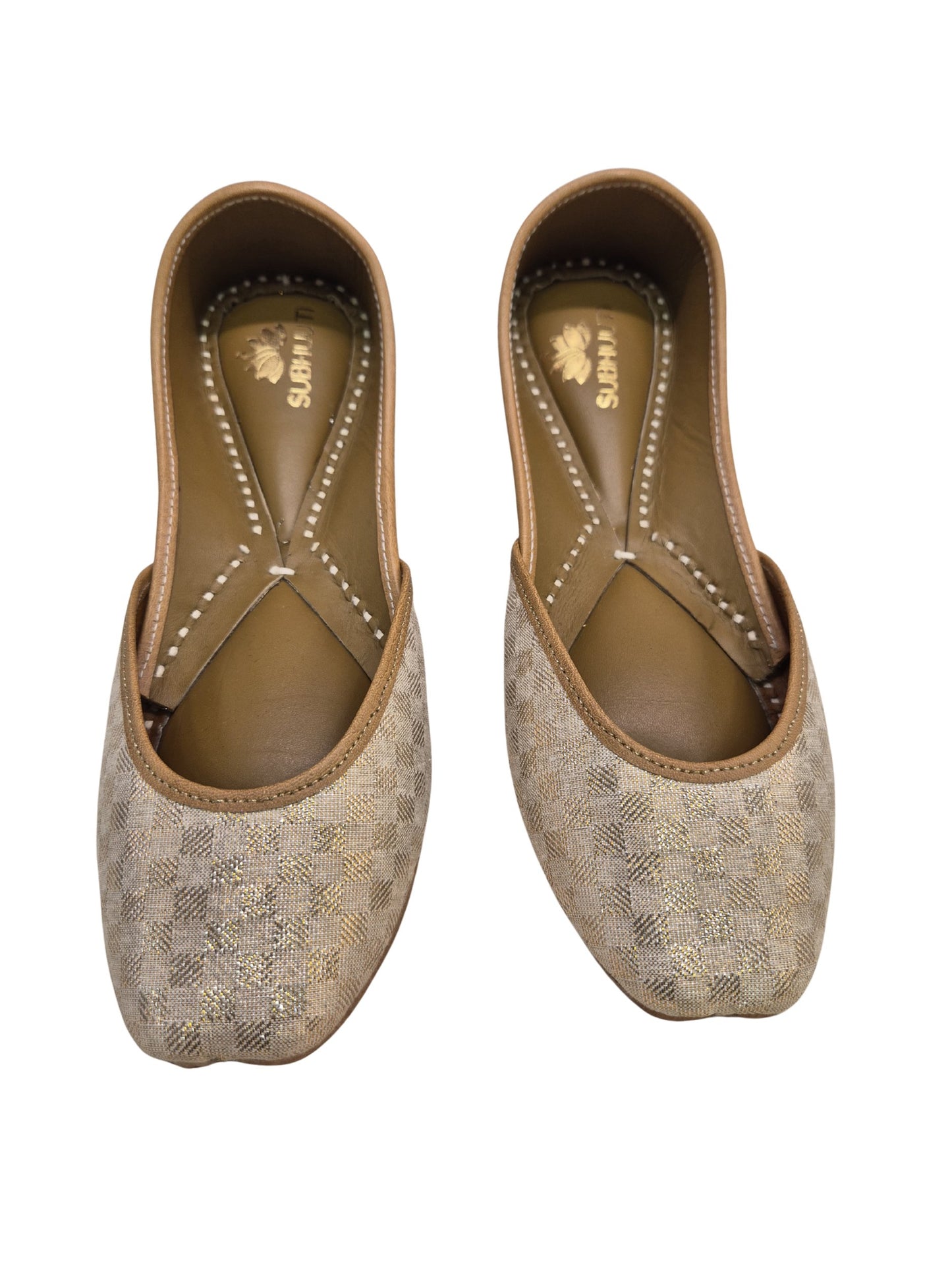 Premium leather zari  jutti gulistan