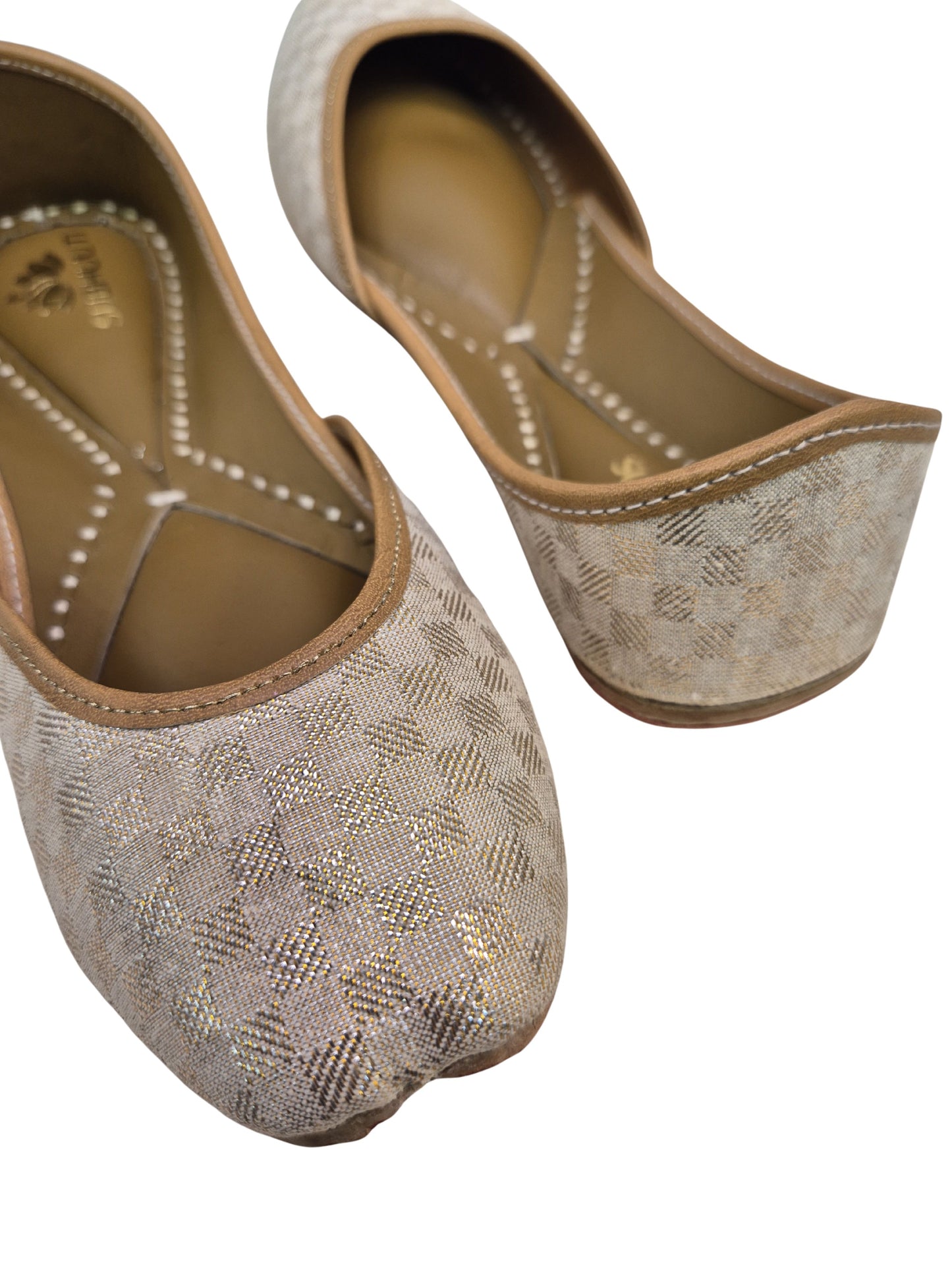 Zari - Champange Gold Check